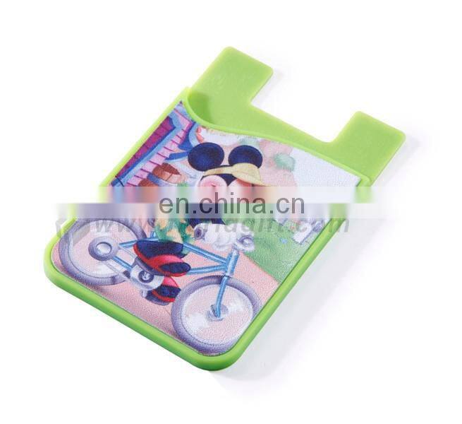 Made in China cheap branding 3m sticker smart wallet mobile card holder