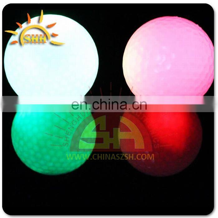 Novelty Flashing LED Golf Ball Wholesale Multi-Color Flashing Led Golf Ball