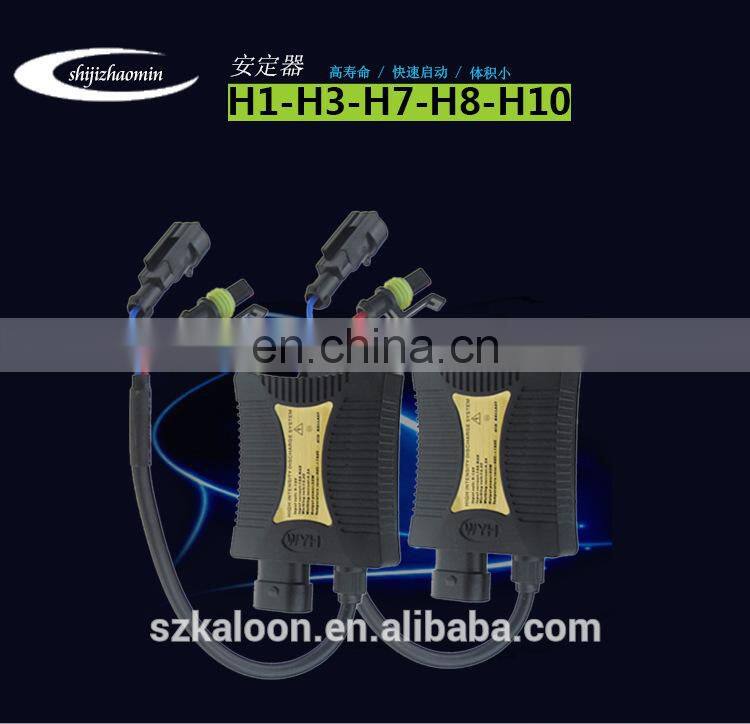 hid kit xenon 35w 55w with super slim ballast h1 h3 h7 h9 6000k auto conversion xenon kit