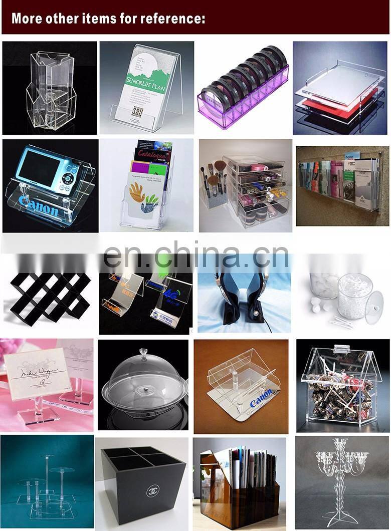 custom white acrylic hexagonal mirror