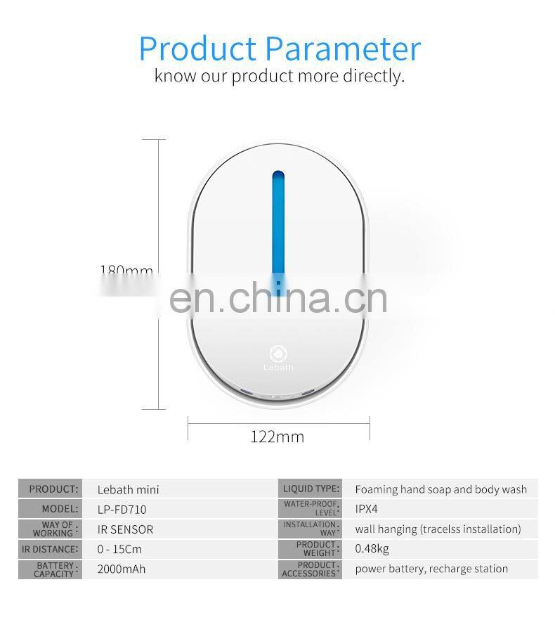 Sensor foam soap holder hand sanitizer dispenser