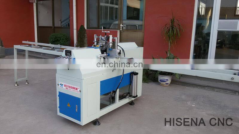 Upvc window  mullion end v shape cutting saw window making machine