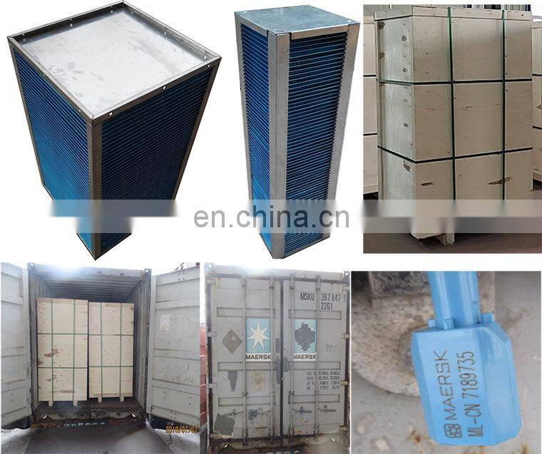 industrial air to air cross flow aluminum material heat exchanger design