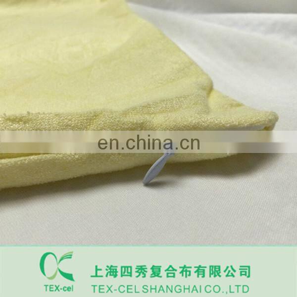 Waterproof washable and absorbent fabric for Mattress Protector
