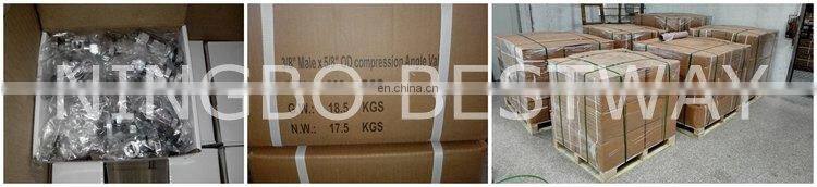 NSF Certificated 1/4 Turn Compression x Slip Angle Stop Valve