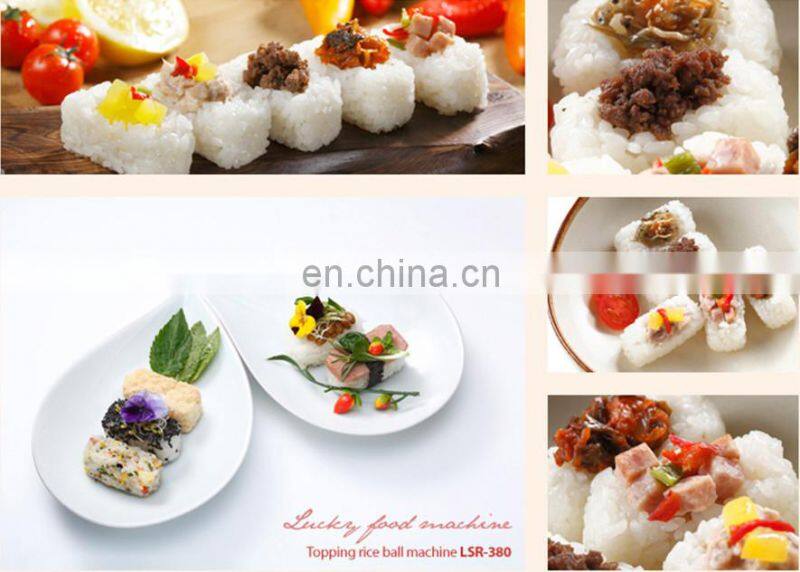 Topping rice ball machine sushi maker machine