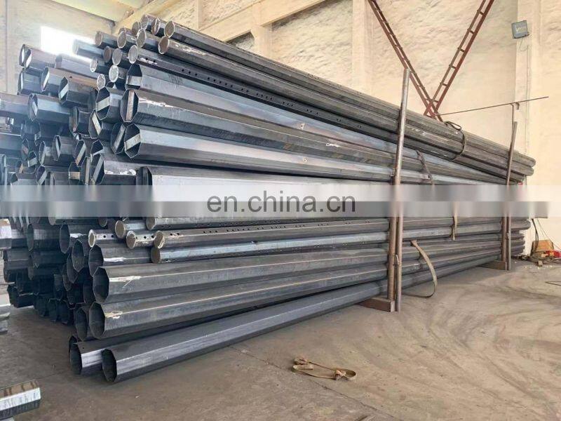 Q345 9M steel pole for Philippines
