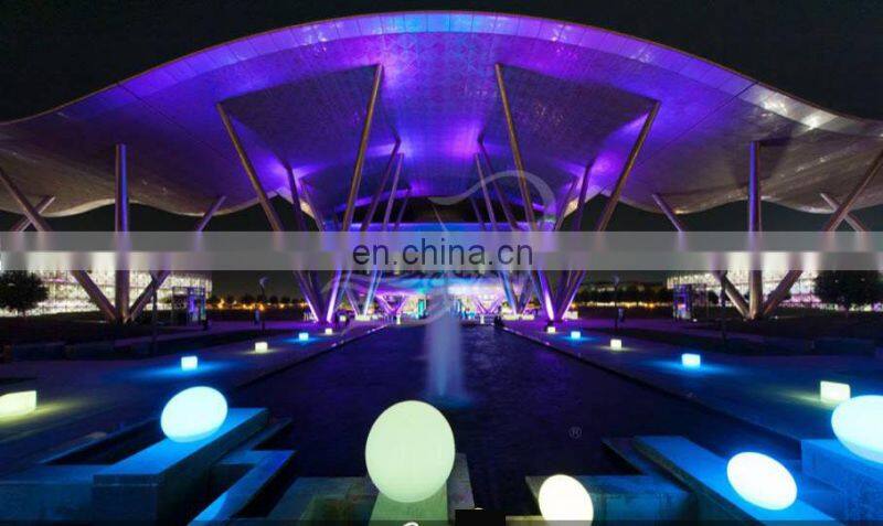 outdoor Waterproof rechargeable 16 colors changed remote control LED lighting sphere ball