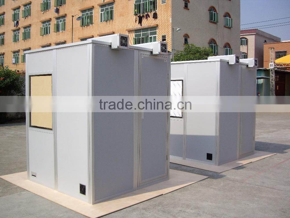 Two people light weight interpreter booth/simultaneous translation booth/simultaneous interpreter room