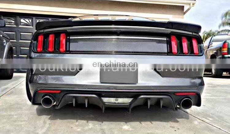 RTR style rear diffuser for ford mustang