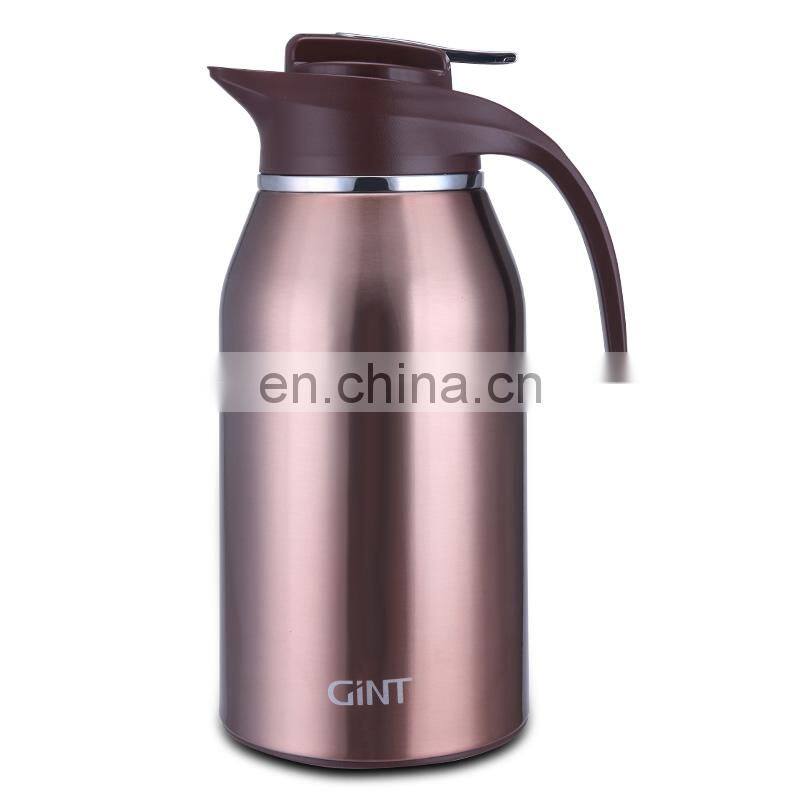 GINT 1L New Design High Quality Factory Inner Glass Customer Logo Coffee Pot