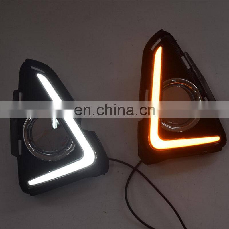 12V Waterproof Drl For Toyota Rav4 2018 Led Daytime Running Lights
