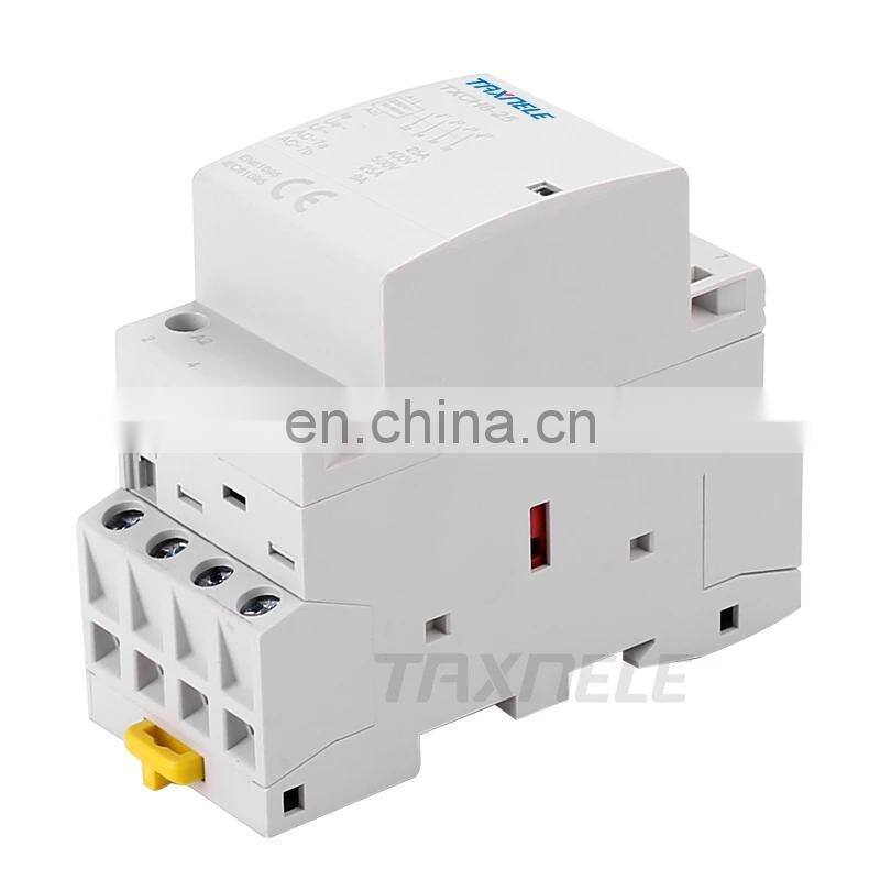 4P 16A 25A 2NC2NO 4NO 4NC 220V/230V 50/60HZ Din rail Household ac Modular contactor