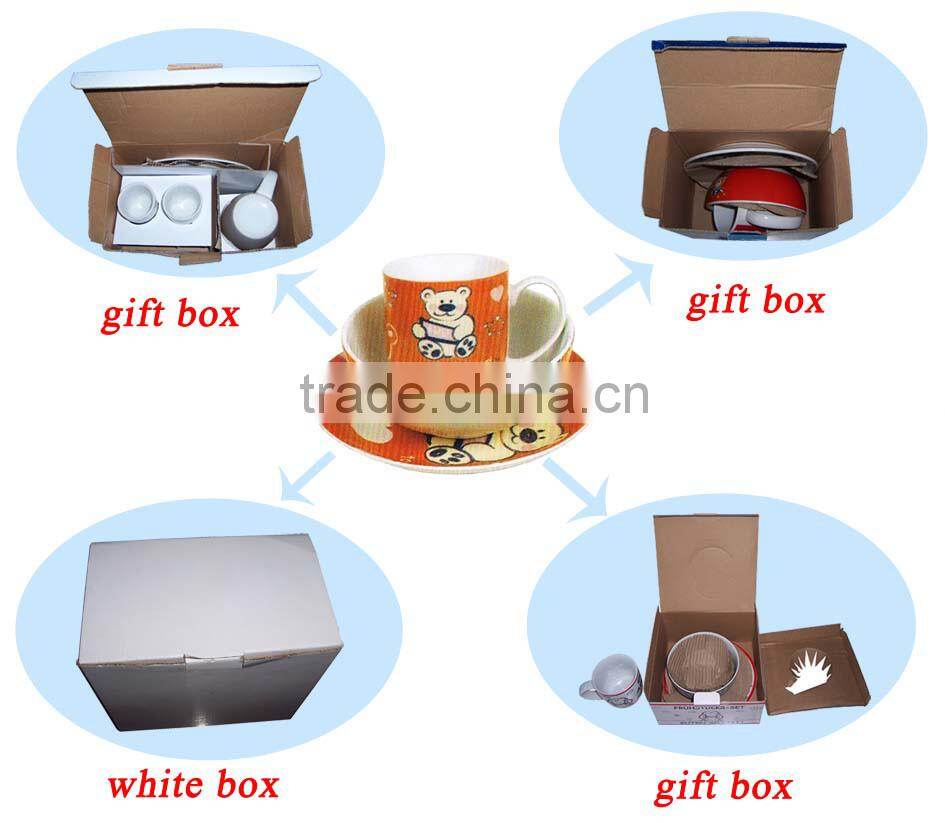 Round Shape Hot Sale 20pcs Custom Print Porcelain Promotion Sets Dinnerware Tableware