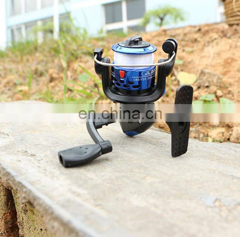 In Stock Wholesale Good Price Plastic 3BB 150g 5.2:1 Spinning Fishing Reel With Nylon Fishing Line