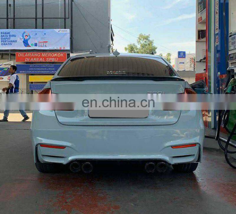 Runde Good Quality Body Kit For BMW 3 Series F30 13-18 Upgrade M3 Style Front Rear Bumper Side Skirt Wrap Angle