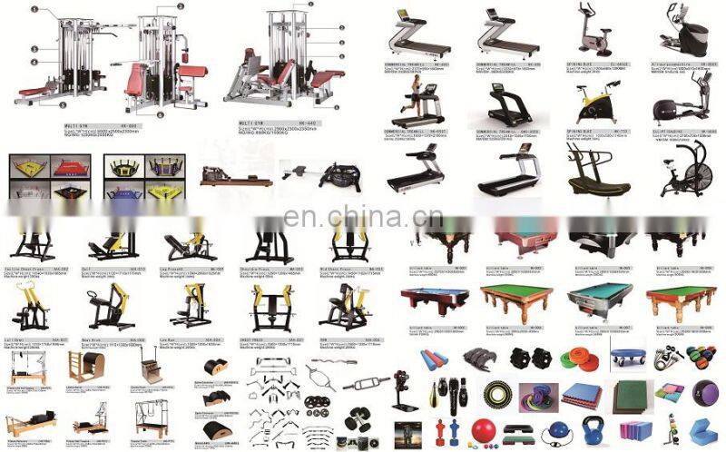 Elliptical tube dumbbell barbell rack gym