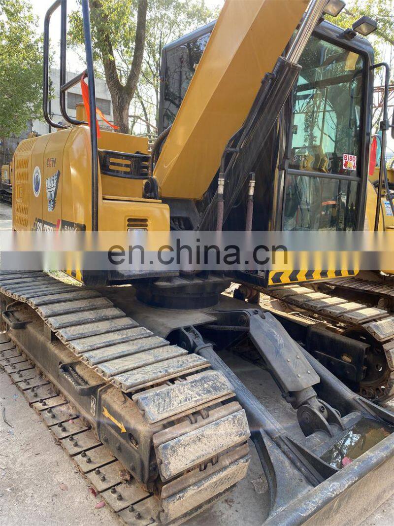 Used Sany SY75 midi digger, Sany 7ton crawler excavator China made SY75