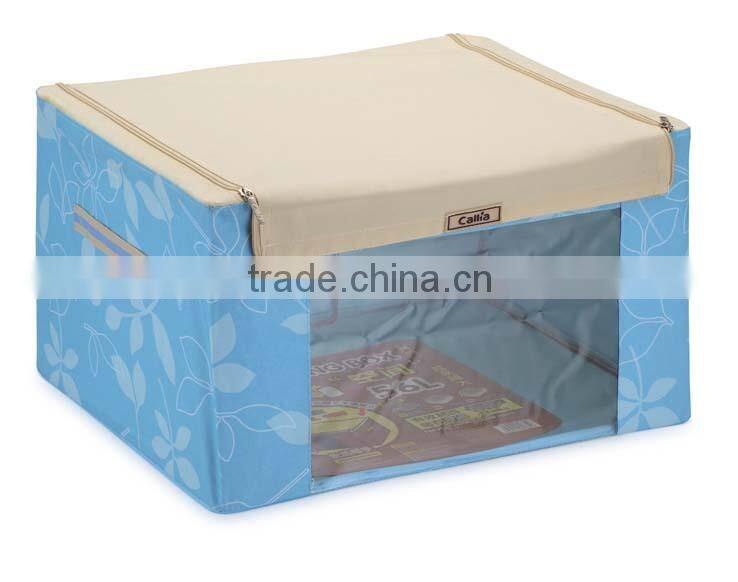 Callia oxford storage box with PVC window folding living box