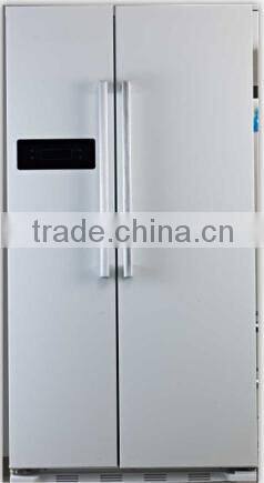 HC-670WE(N) stainless steel refrigerator with icemaker,water dispenser
