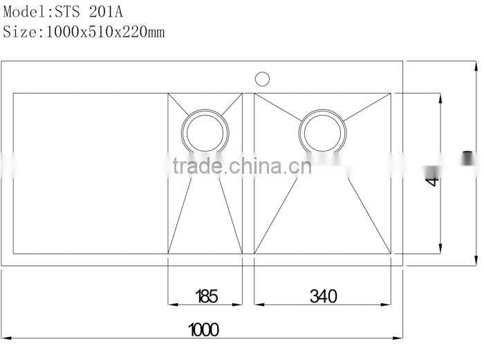 Classic Design Sus 304 Counter Top Wash Basin