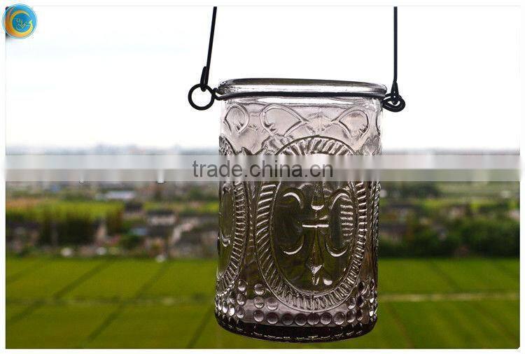 shabby chic hanging glass jar best selling