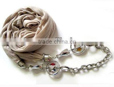 new style fashion knitting necklace jewelry scarf