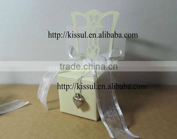 2013 New Arrival Miniature Cream Color Wedding Cake Boxes