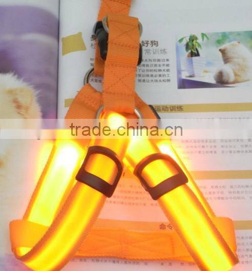 Wholesale Cheap retractable nylon LED dog collar