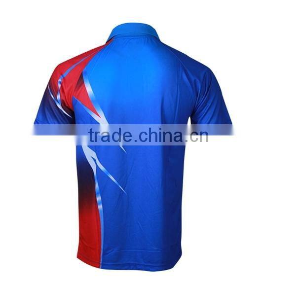 Good quality 100% polyester collar sports plain dry fit polo shirt