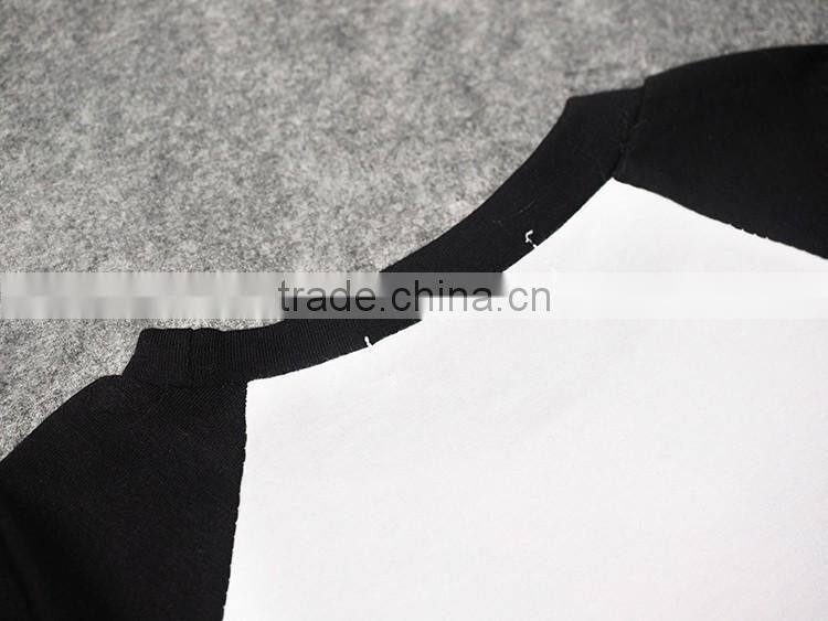 2016 Spring autumn children clothes sets kids cartoon pandas outfits baby long sleeve t-shirt + stripe long pants suits