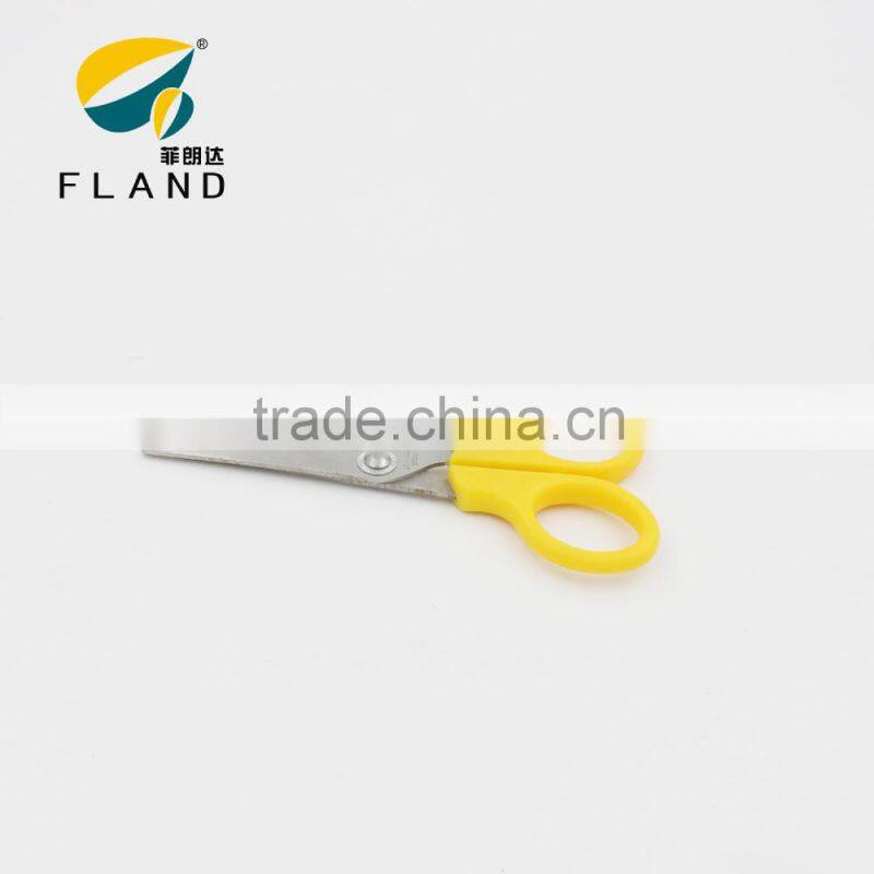 Yangjiang hottest sales scissors yellow handle stainless steel student small scissors