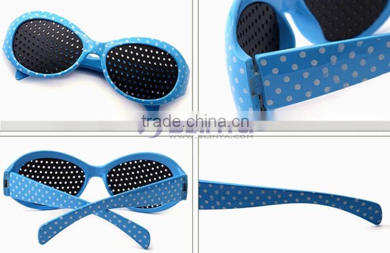 Children Black Eyesight Improvement Glasses Vision Care Exercise Eyewear Pinhole Glasses Training