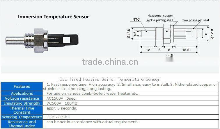 Temperature Sensor for Heating Boiler
