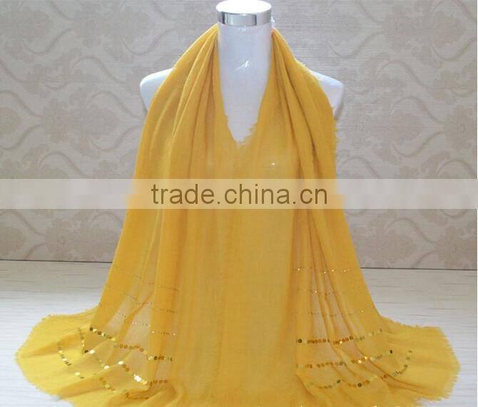 Wholesale Tassel Cotton Rhinestone Sequin Glitter Hijab