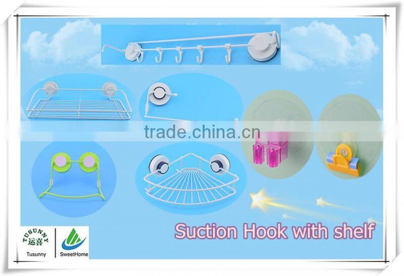 Wholesale kitchen adchieve hook sponge holder bathroom plastic suction hooks
