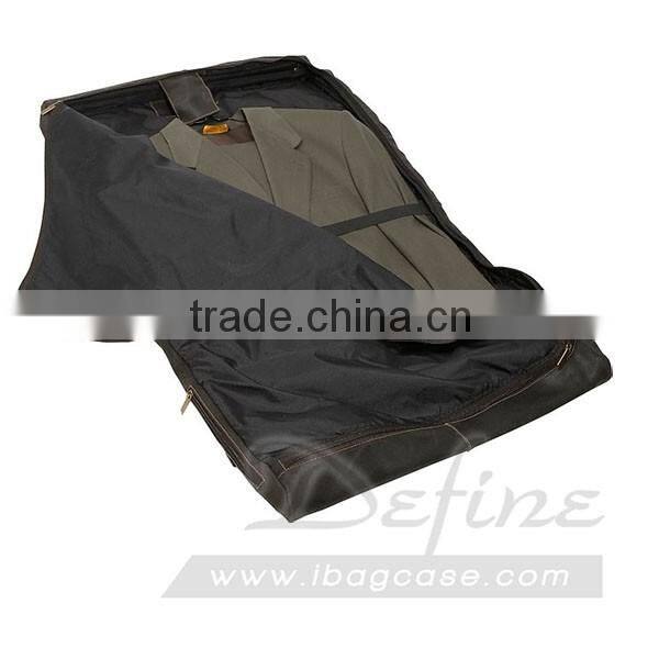 Suit Garment Bag foldable Suit Packaging Bags For Dress with pockets