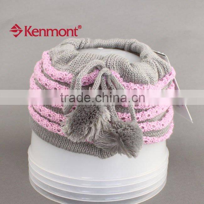 fashion lady's knitted wool cap