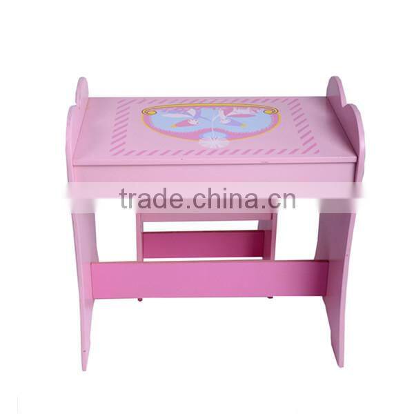 Wooden Assemble Study Table and Chair for Children Study