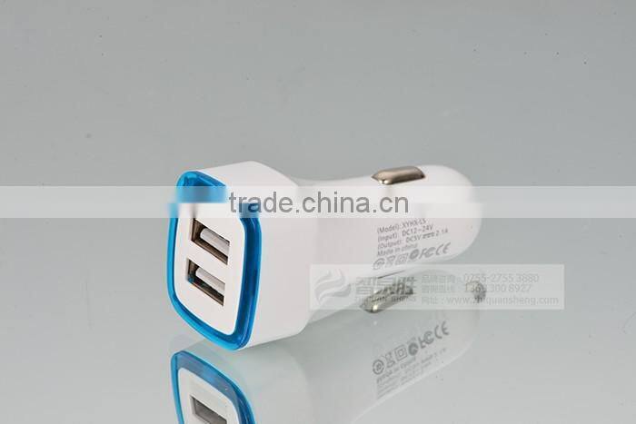 Manufacturer Price Car Phone Charger, 5v Dual Car Charger USB