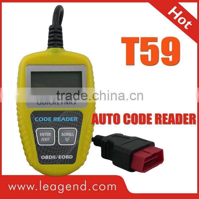 Handheld diagnostic device OBD2/EOBD diagnostic scan tool T59,update online