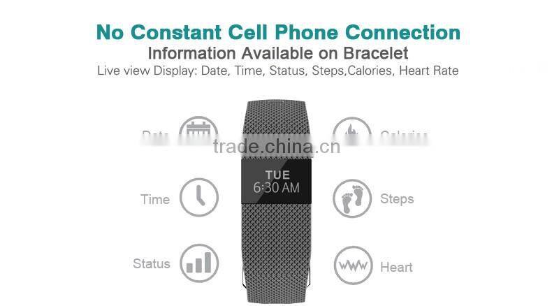 2016 Newest Smart Bracelet JW86 Heart Rate Fitness Monitoring Bracelets