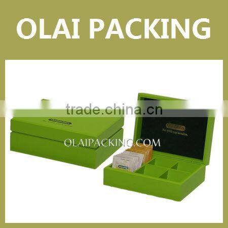 Unpainted Tea Gift Box,Wooden Tea Bag Case,Personalized Tea Bag Box