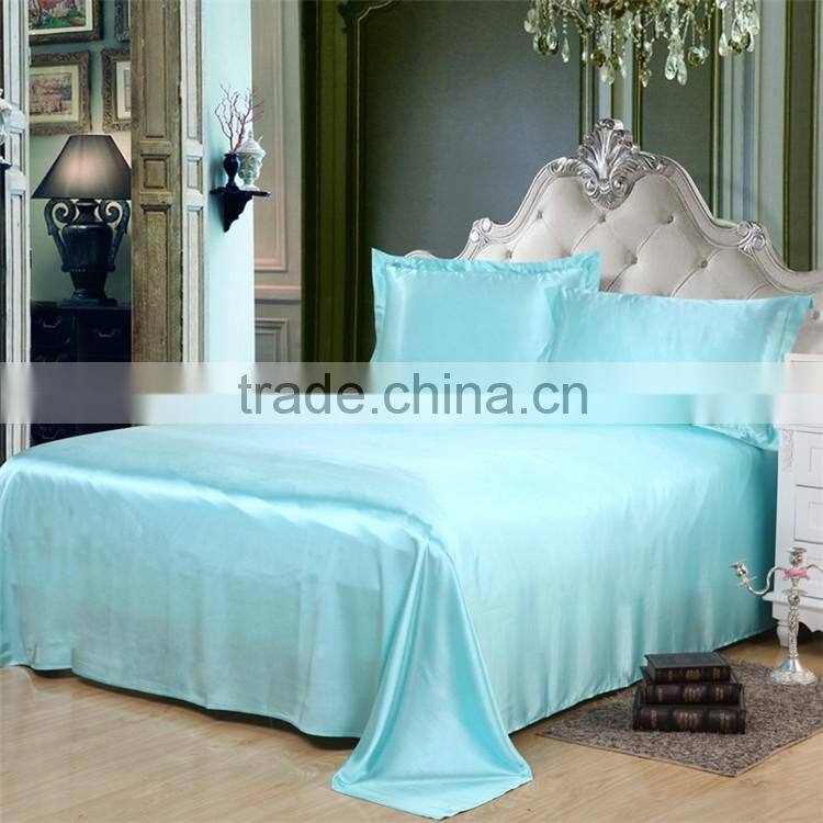 Wholesale China King size Mulberry silk cheap bed sheet