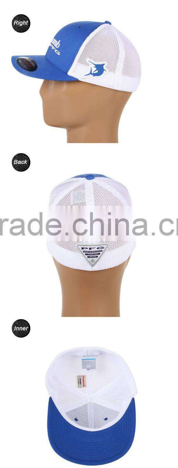 Custom mesh back 3d logo high quality trucker hats