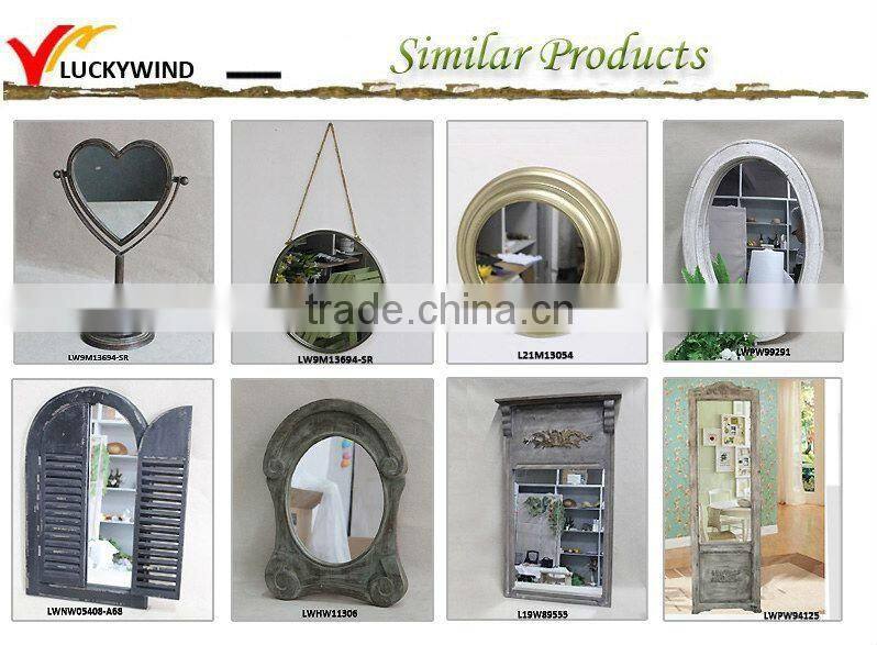 window shabby outdoor garden mirror hanging garden