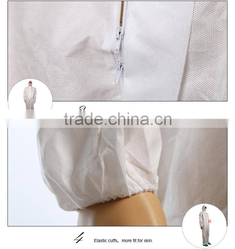 high quality disposable waterproof jumpsuit