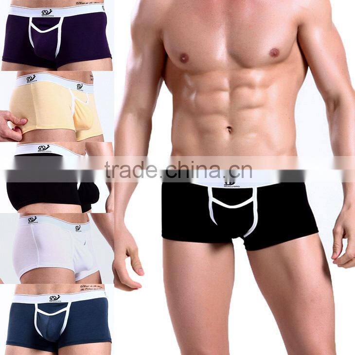 2015 Low Waist Boxer Underwear wholesale Cotton Underwear Comfortable Mens Boxer