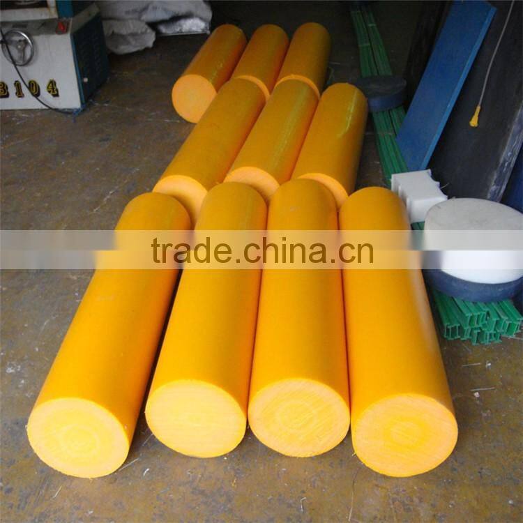 Guangzhou customized plastic material rods tough hard pvc round plastic bar