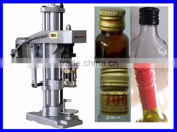 Trade assurance factory price Capping machine semi automatic,glass bottle capping machine